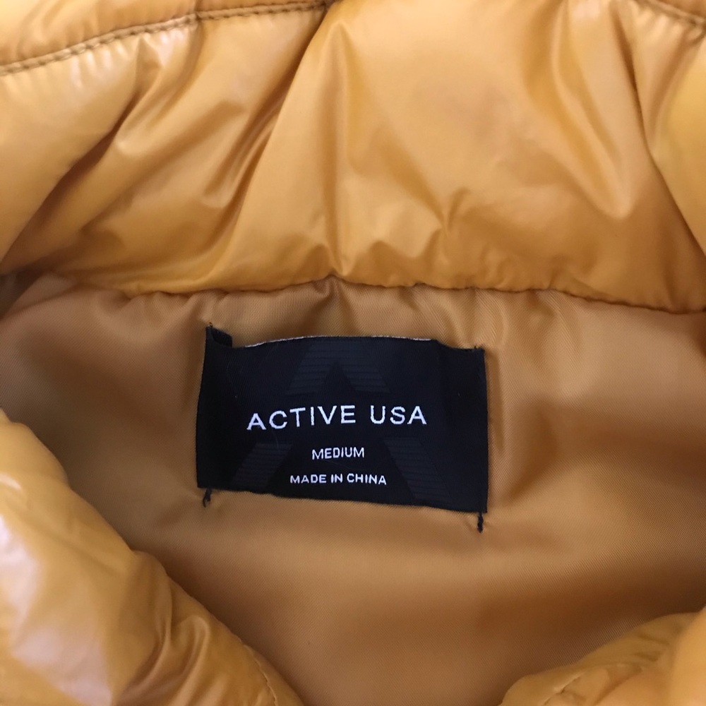 Mustard Quilted Padded Vest - Picture 10 of 11